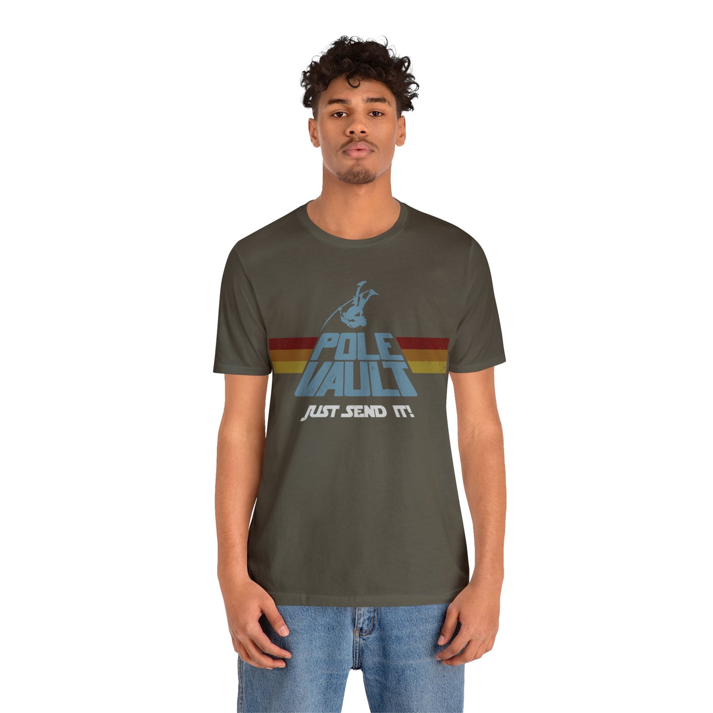 Pole Vault Just Send It Guy - Classic Tee