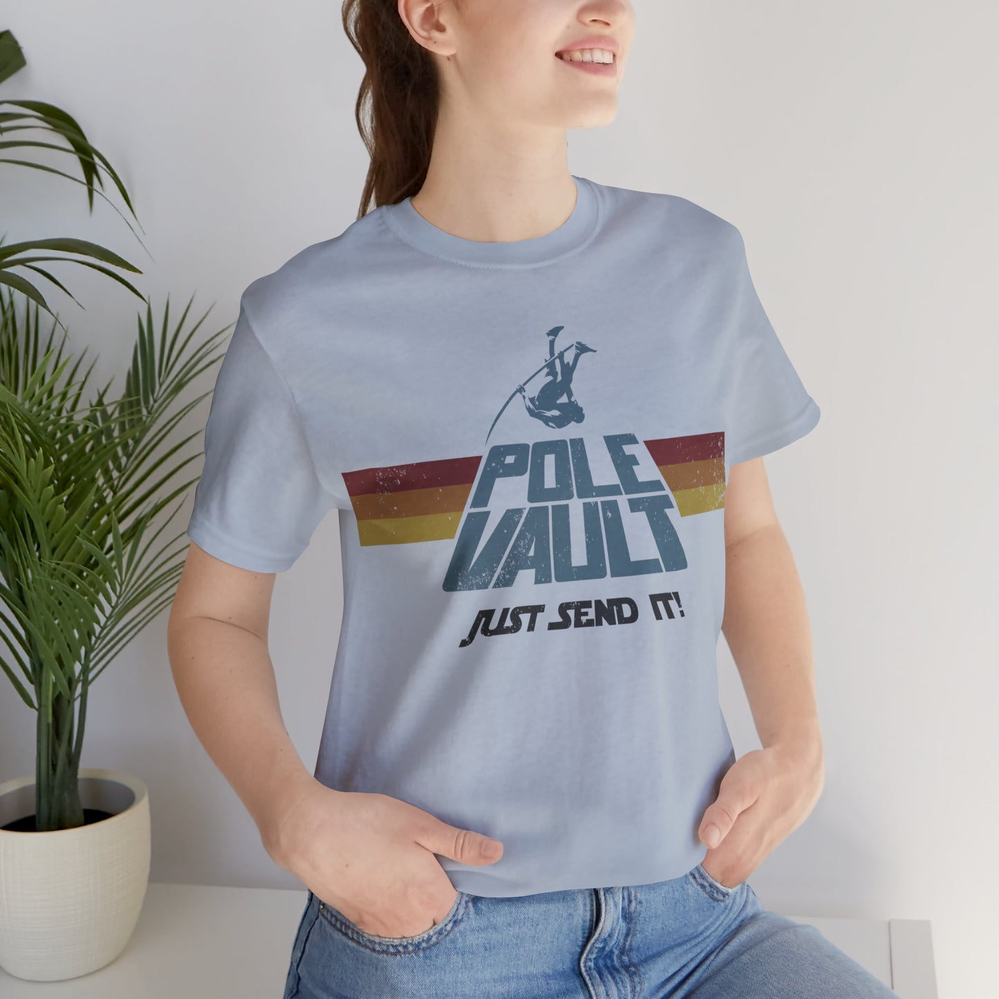 Pole Vault Just Send It Guy - Classic Tee