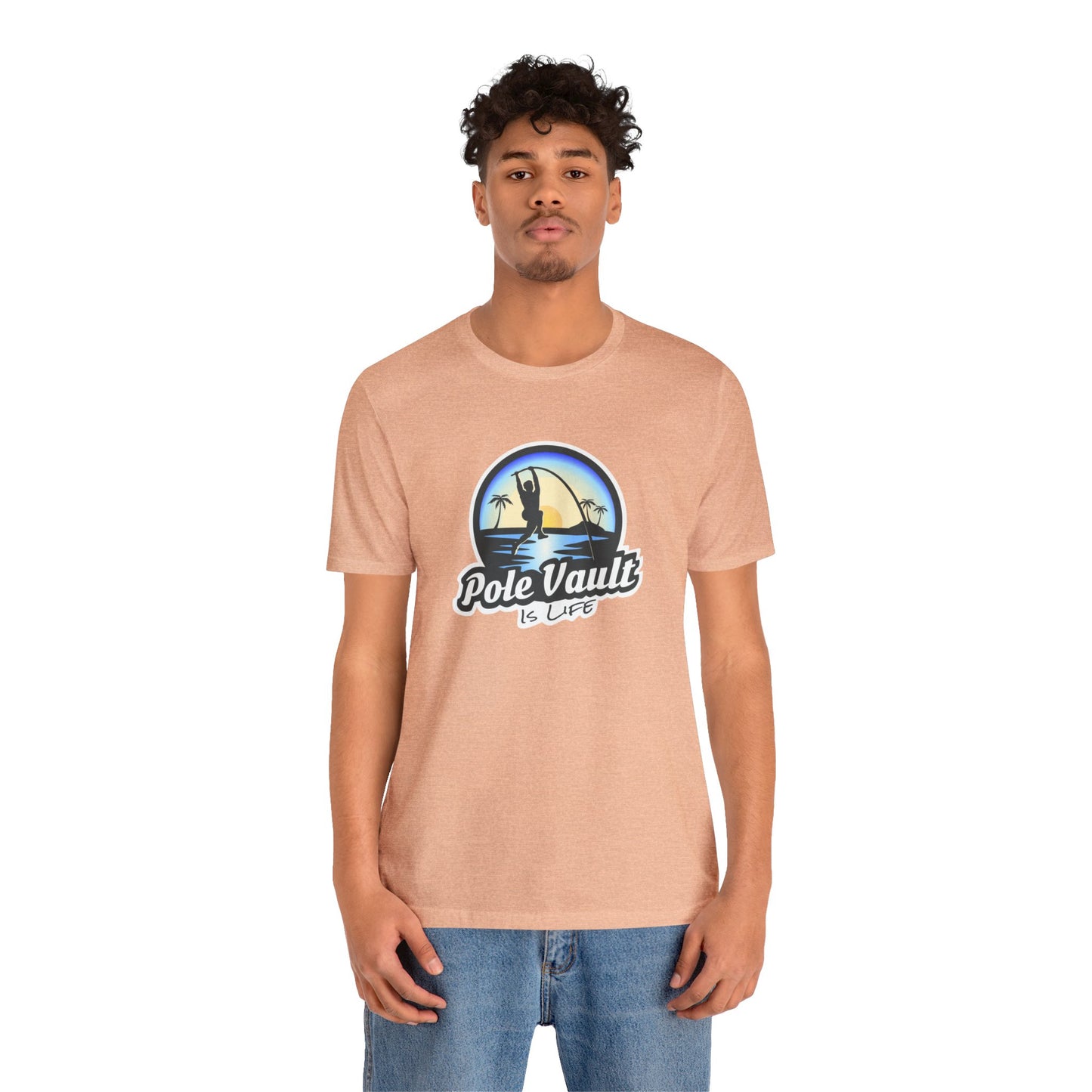 Beach Pole Vault is Life Guy - Deluxe Tee