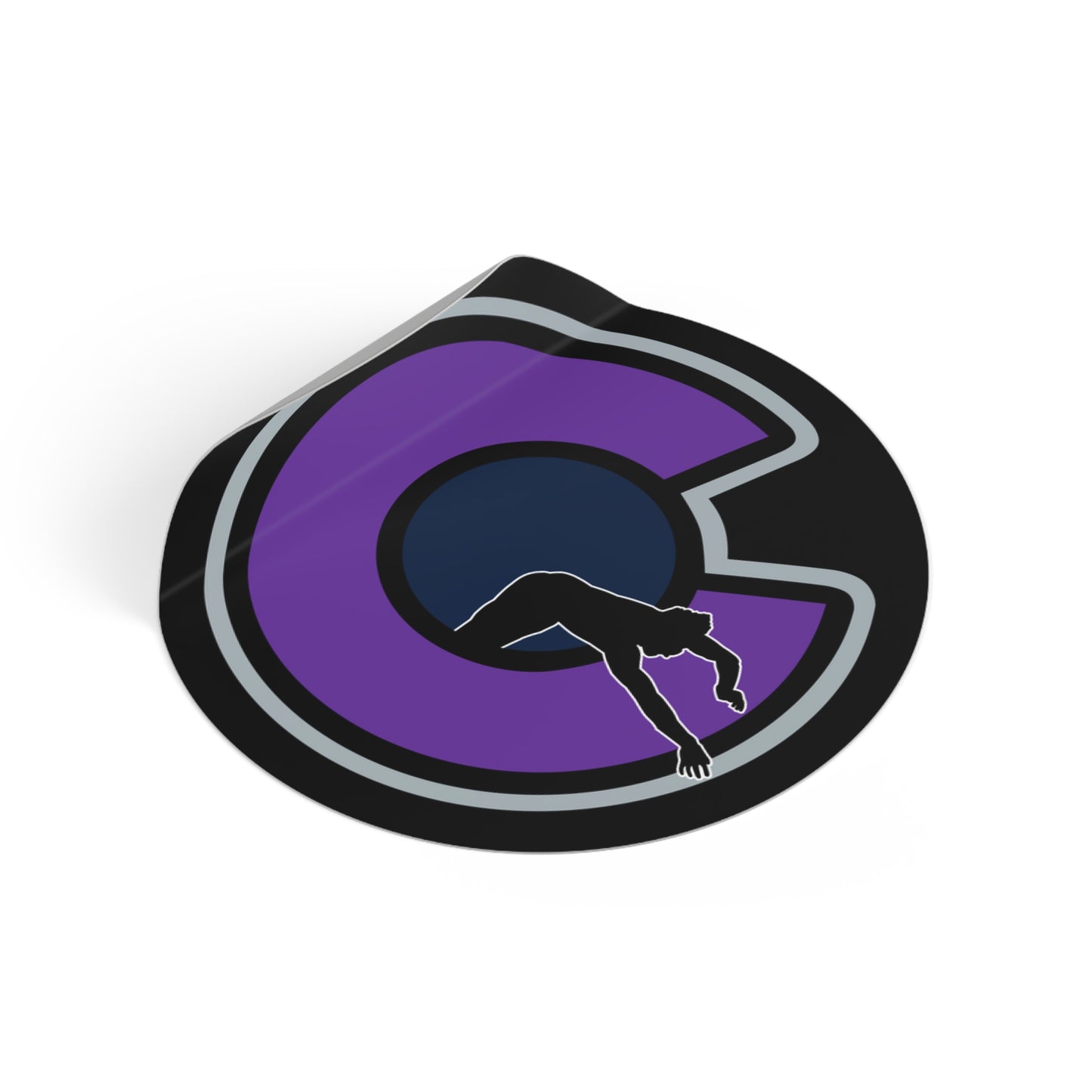 NOCO "C" Black Round Vinyl Sticker