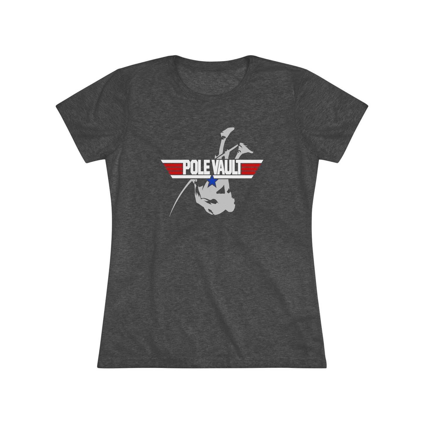 Top Pole Vault Vaulter - Women's Tri-Blend Tee