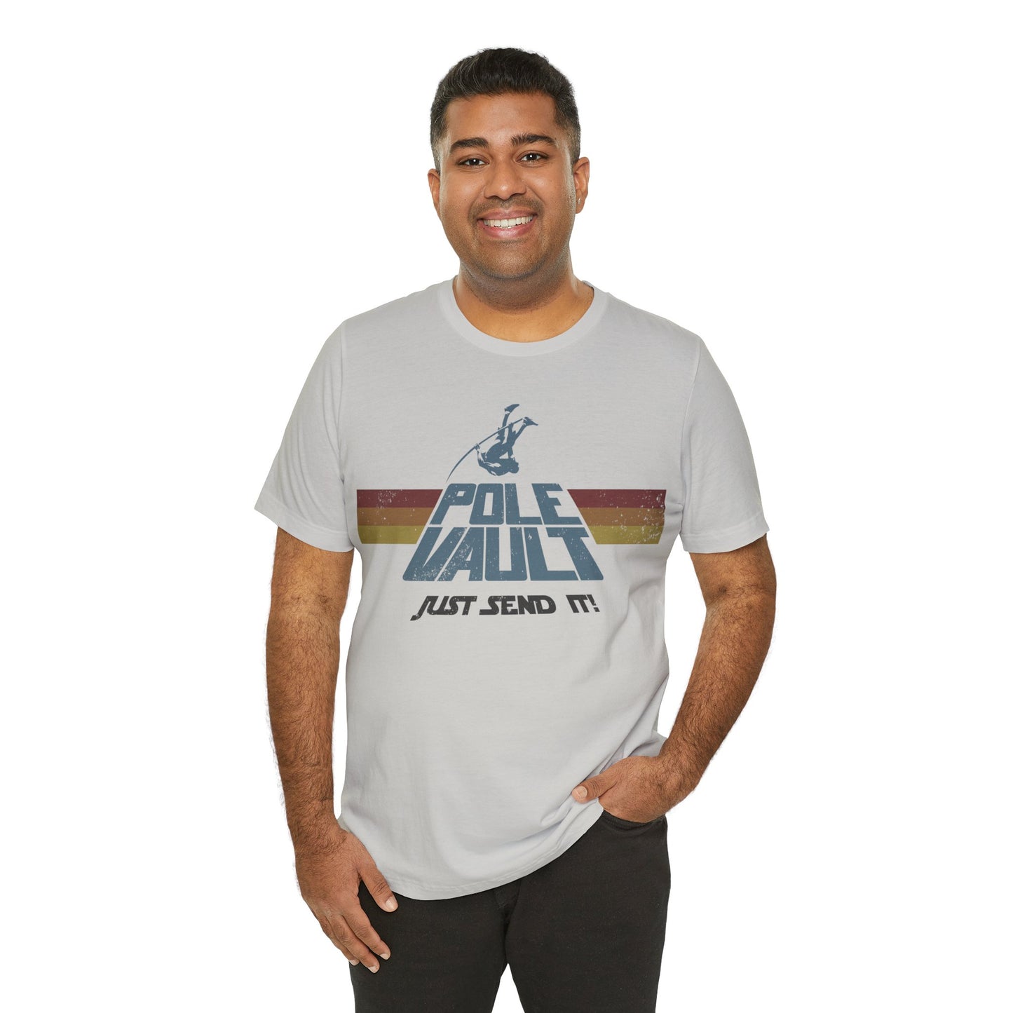 Pole Vault Just Send It Guy - Classic Tee