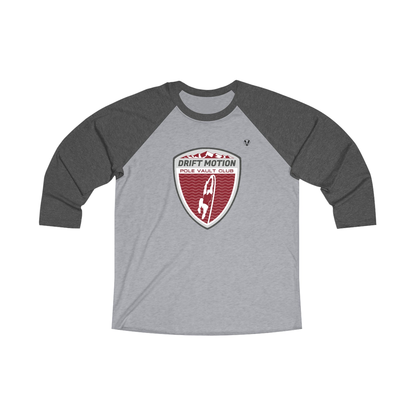 Tri-Blend 3\4 Raglan DMo Crest Tee