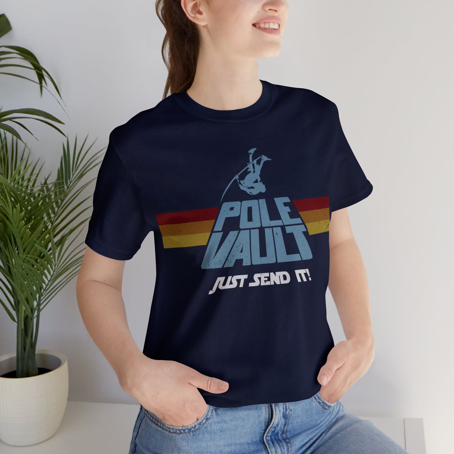 Pole Vault Just Send It Guy - Classic Tee