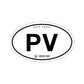 Oval PV Sticker