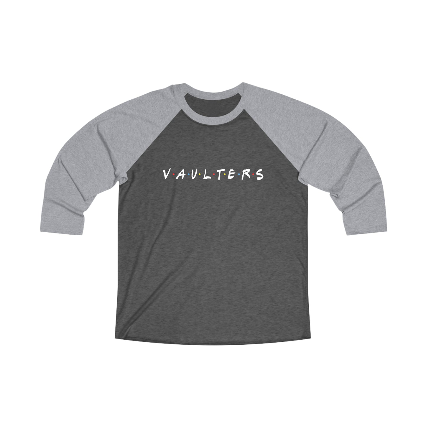 Vaulters - Tri-Blend 3\4 Raglan Tee