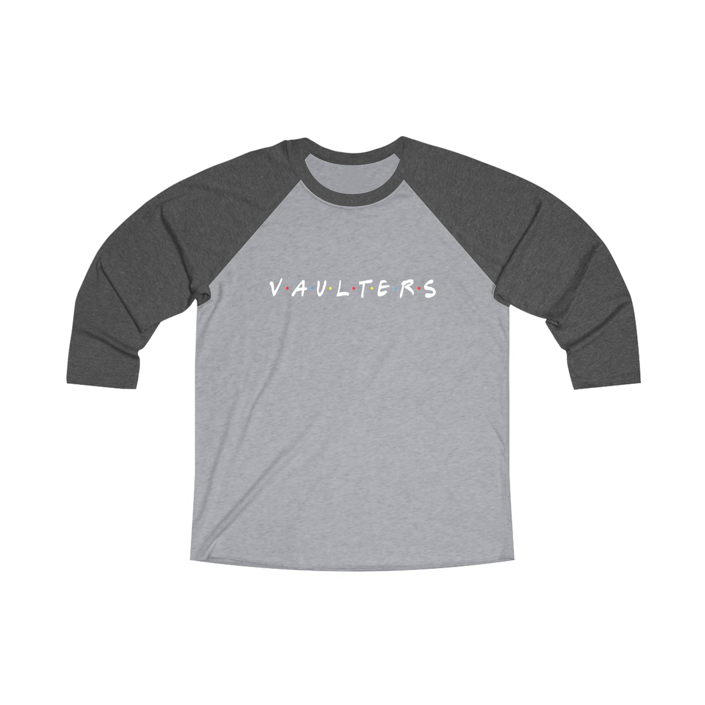 Vaulters - Tri-Blend 3\4 Raglan Tee