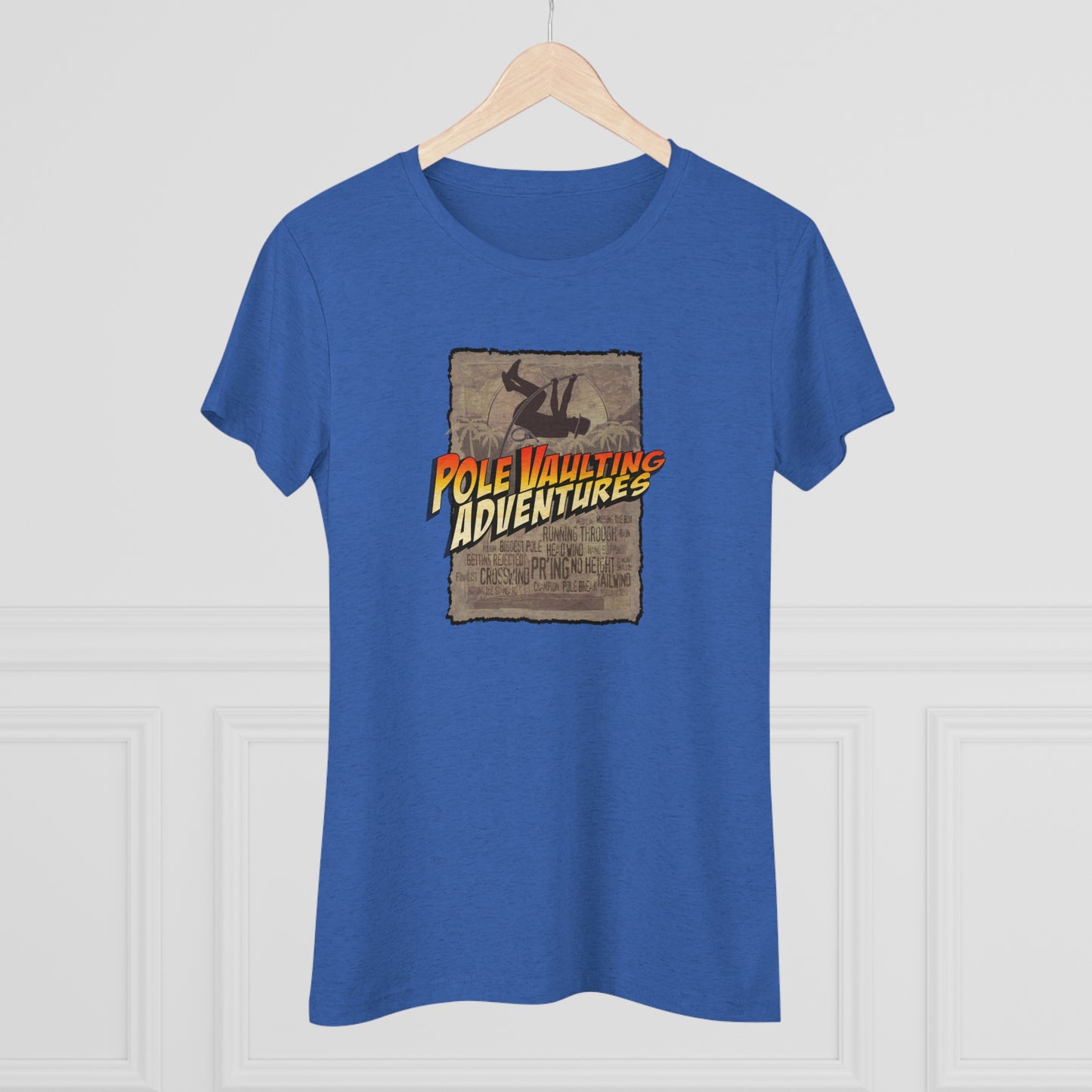 Pole Vaulting Adventure - Women's Tri-Blend Tee