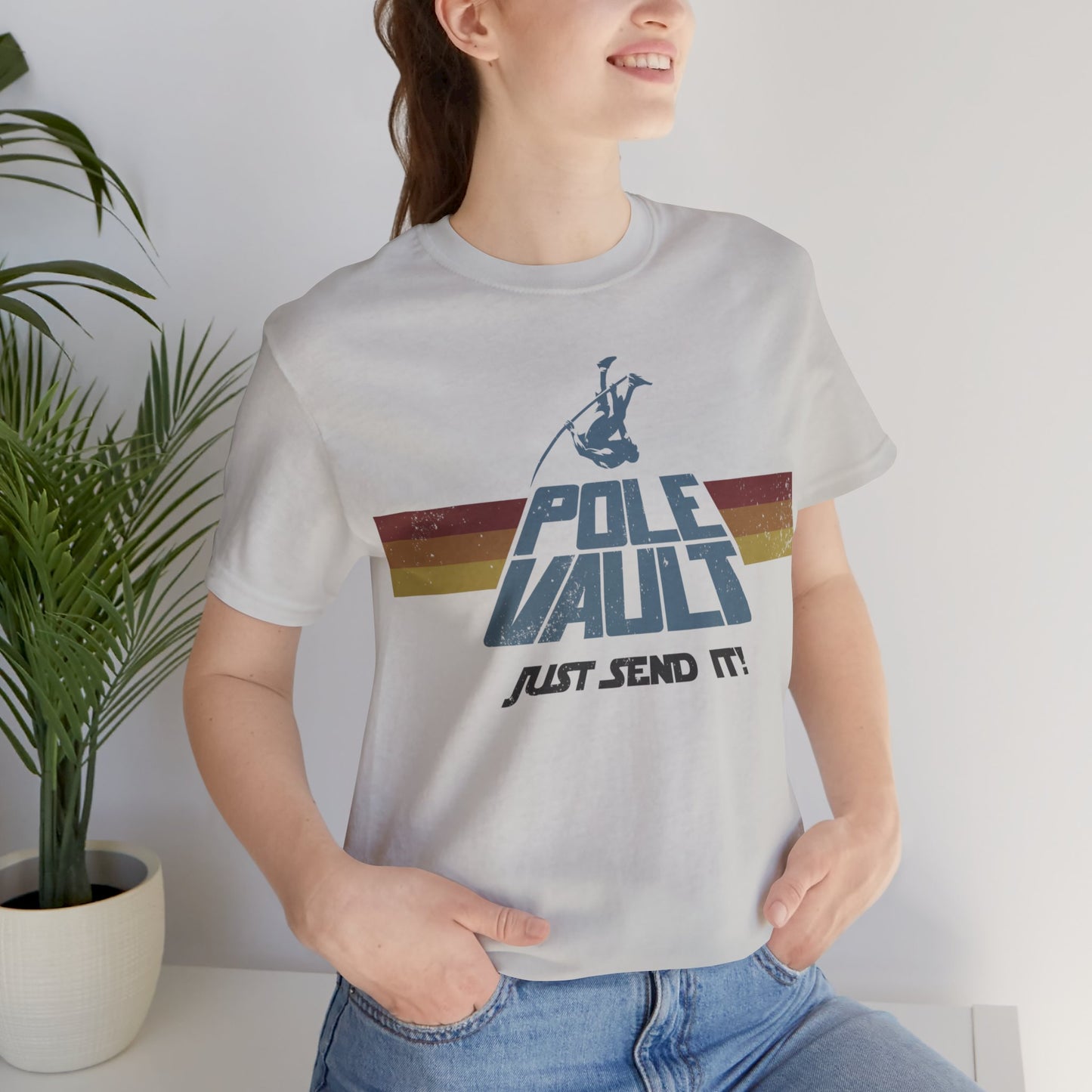 Pole Vault Just Send It Guy - Classic Tee