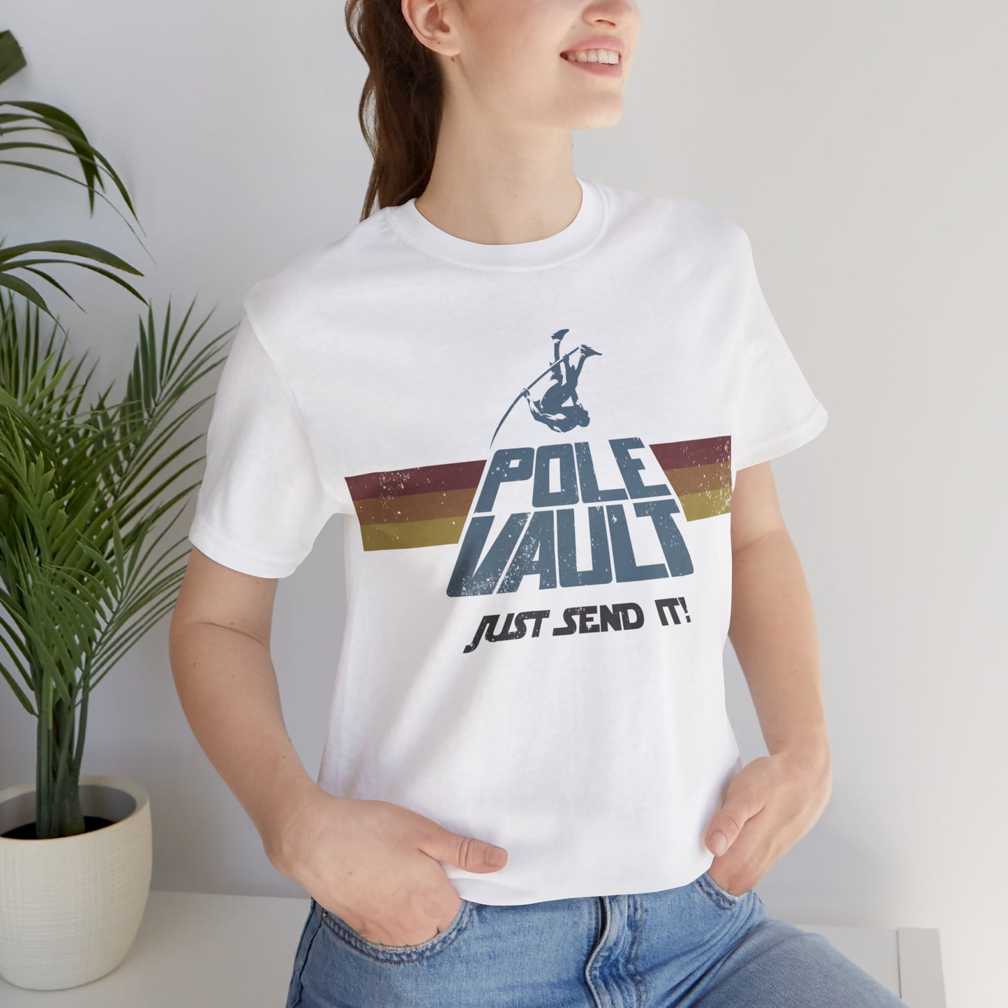 Pole Vault Just Send It Guy - Classic Tee