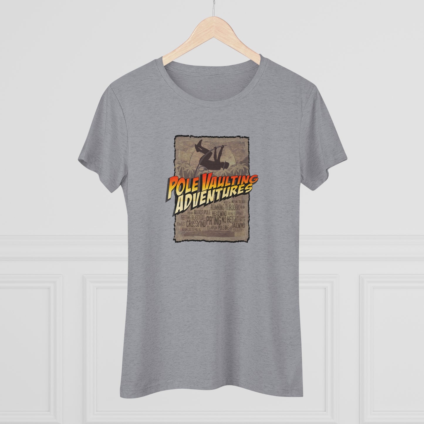 Pole Vaulting Adventure - Women's Tri-Blend Tee