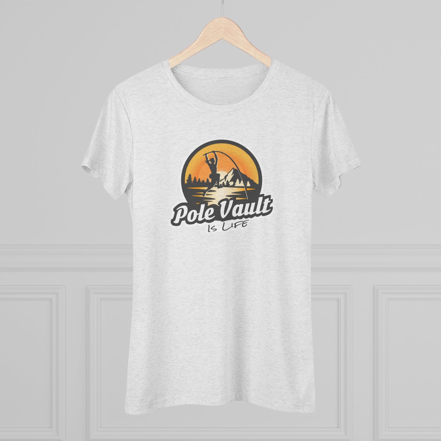 Mountain Pole Vault is Life Girl - Women's Tri-Blend Tee