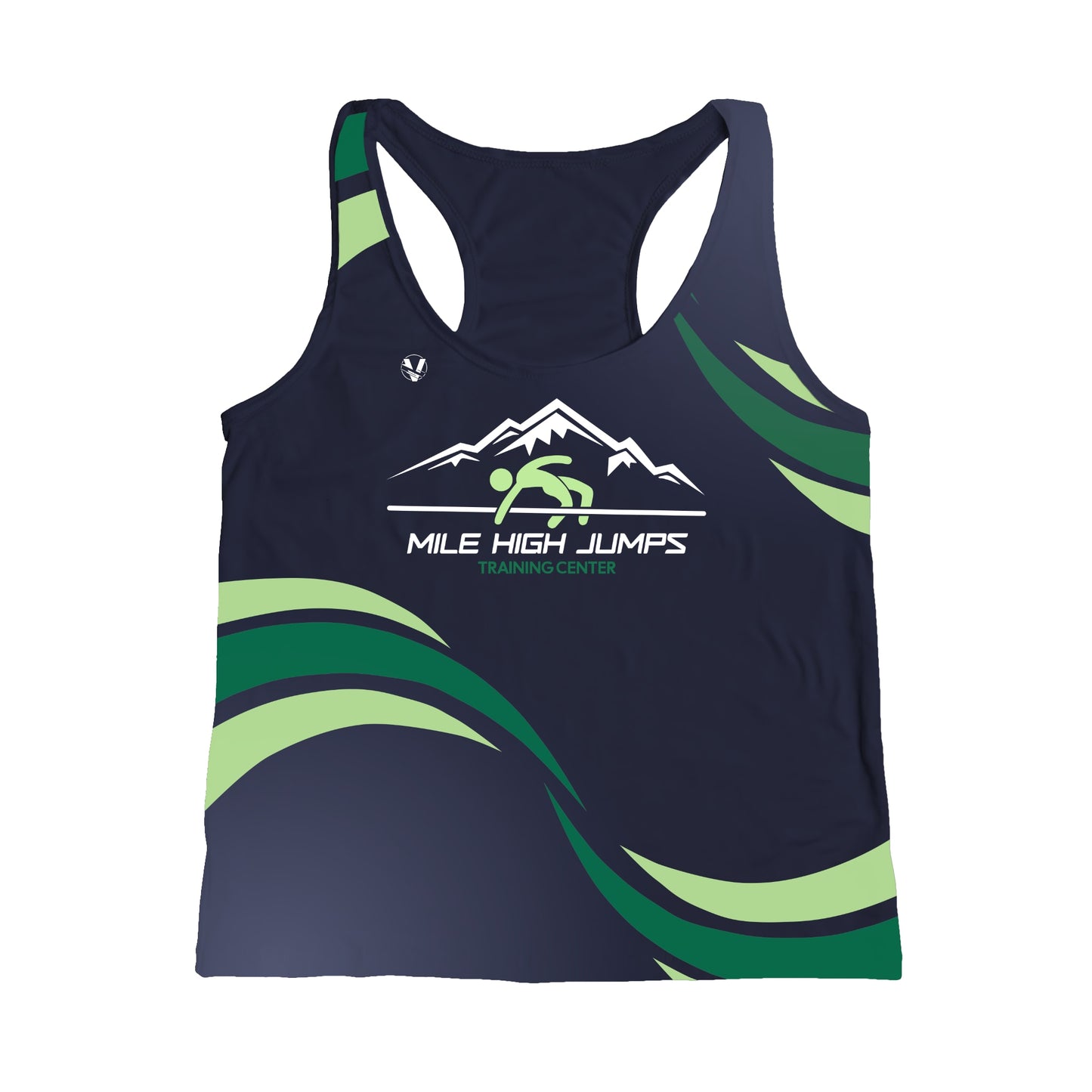 Mile High Jumps Women's Uniform Racerback Tank