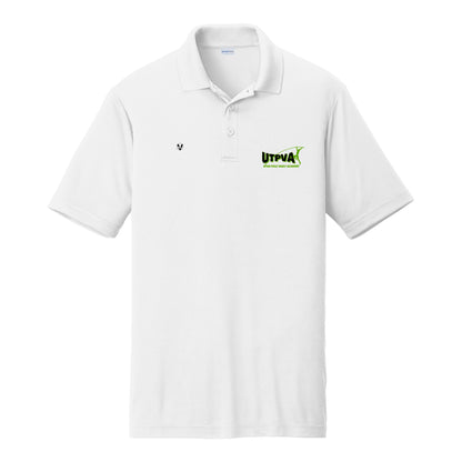 UTPVA PosiCharge® White Polo Shirt