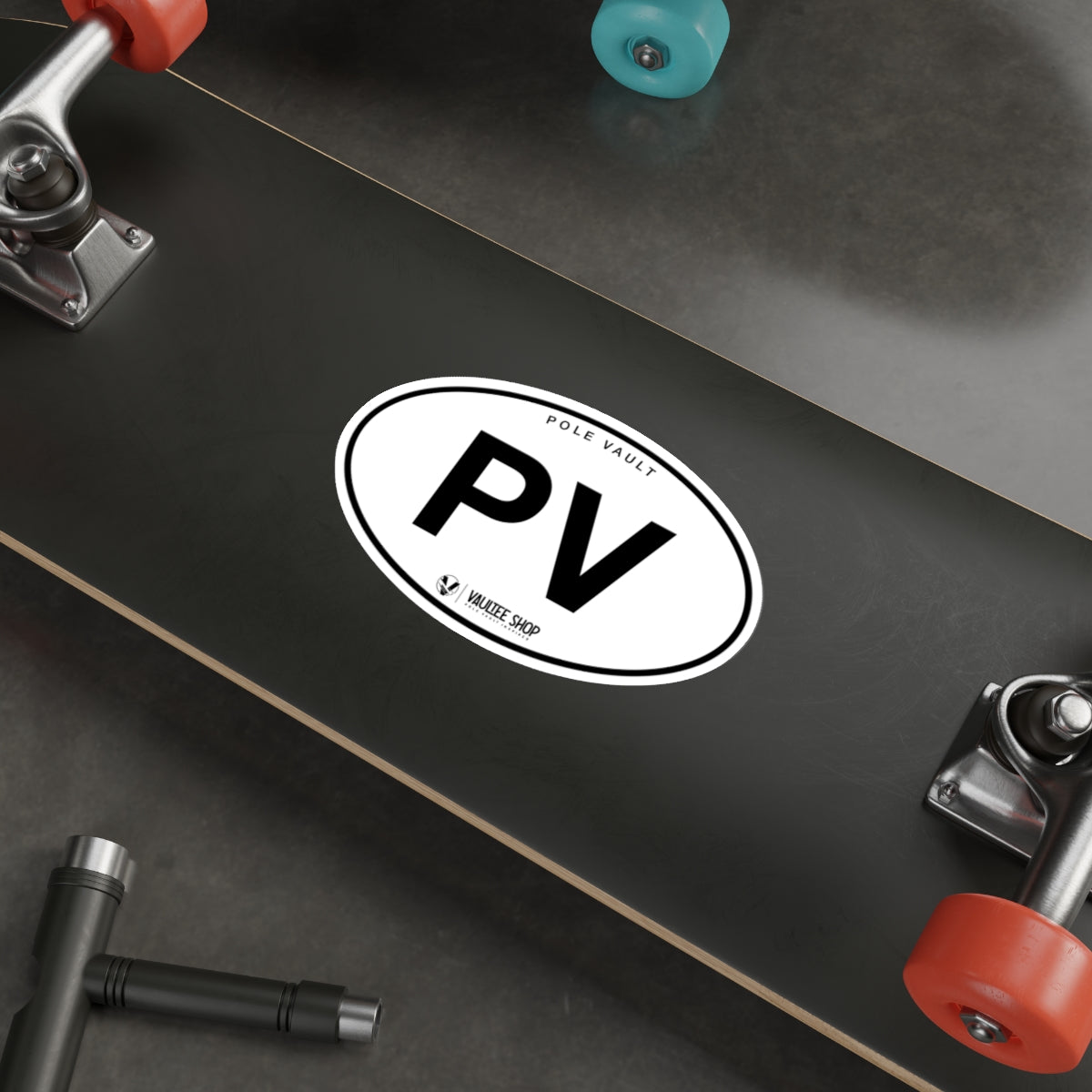 Oval PV Sticker