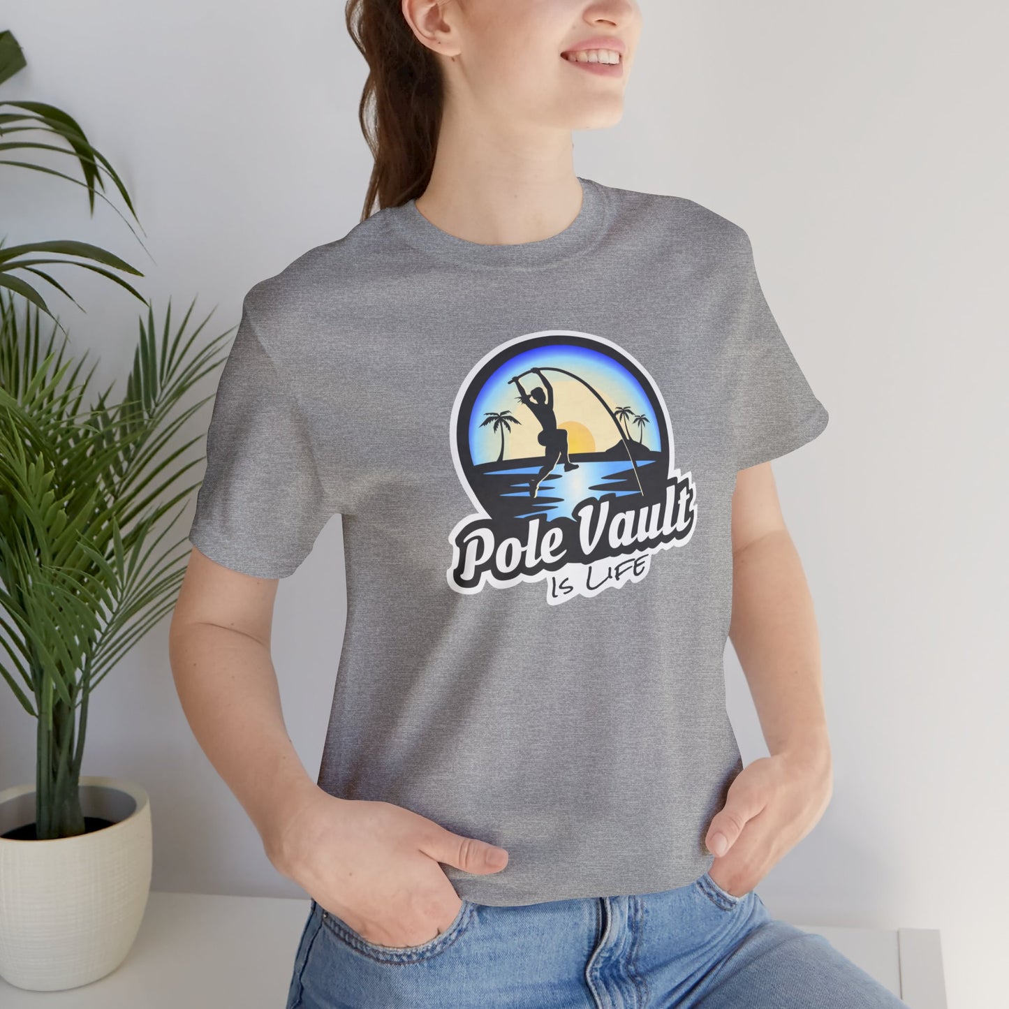 Beach Pole Vault is Life Girl - Deluxe Tee