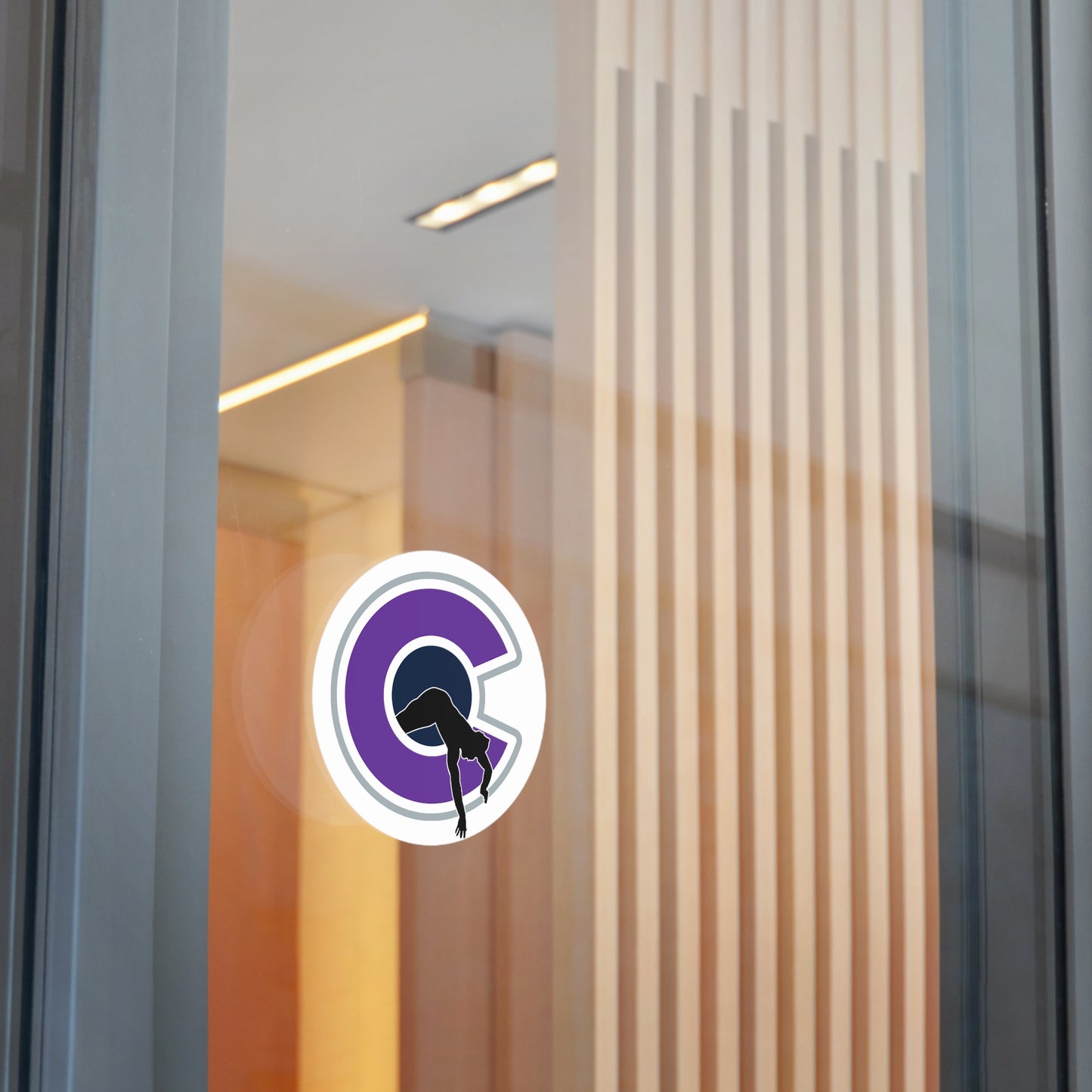 NOCO "C" White Round Vinyl Sticker