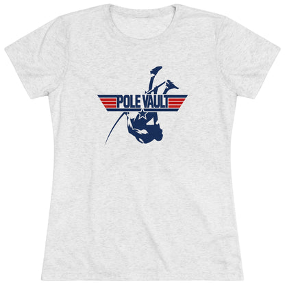 Top Pole Vault Vaulter - Women's Tri-Blend Tee