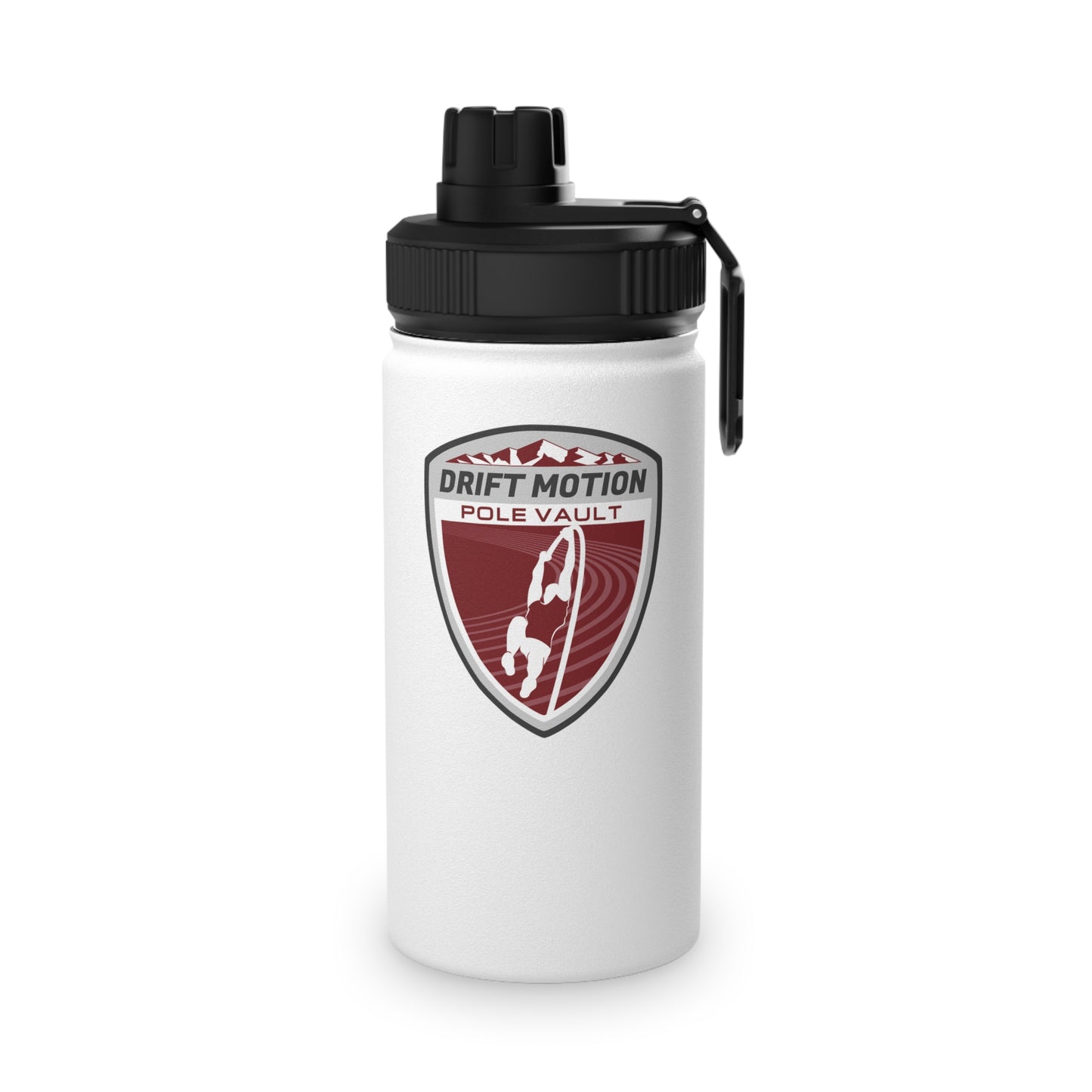 DMAC Pole Vault Crest Stainless Steel Water Bottle, Sports Lid
