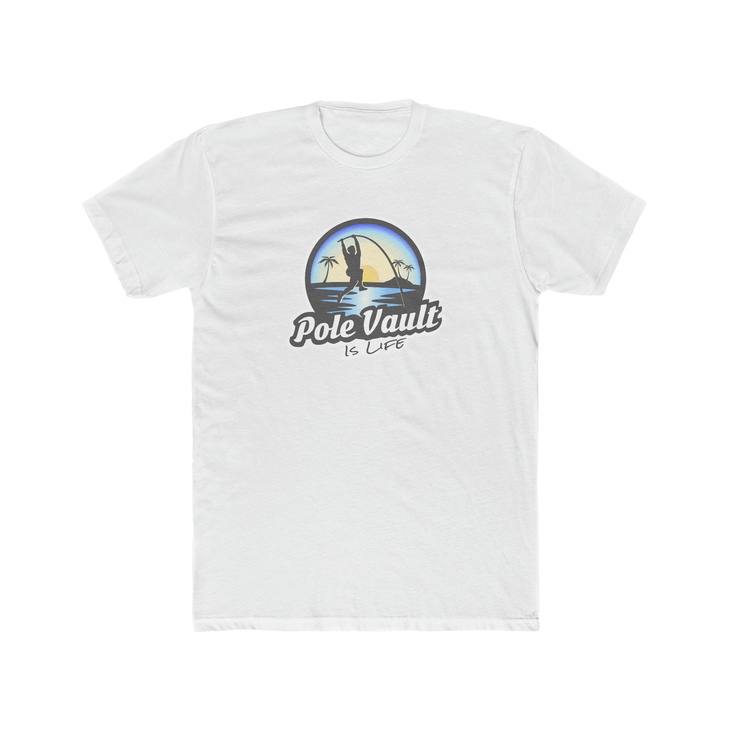 Beach Pole Vault is Life Guy - Premium Fit Tee