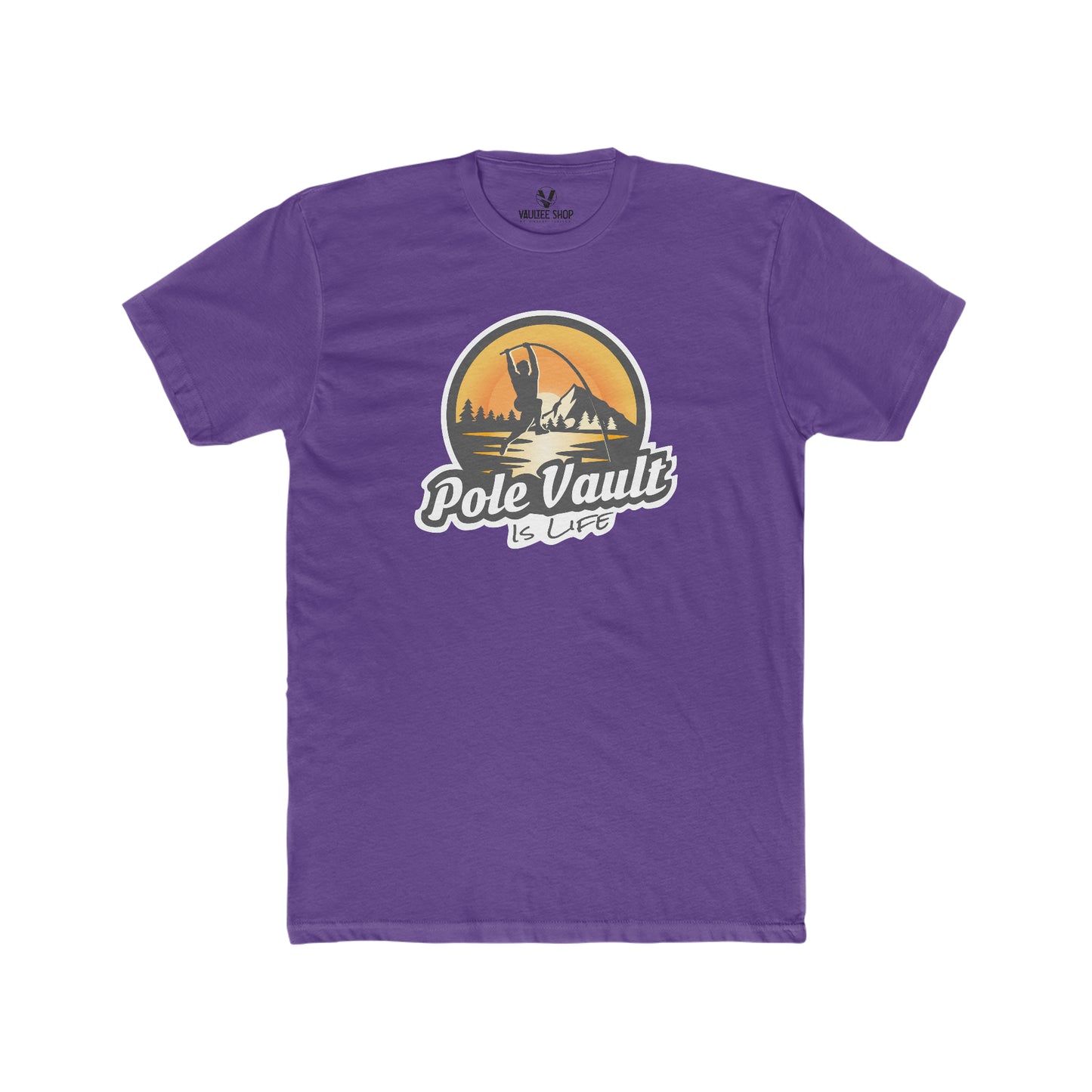 Mountain Pole Vault is Life Guy - Premium Fit Tee