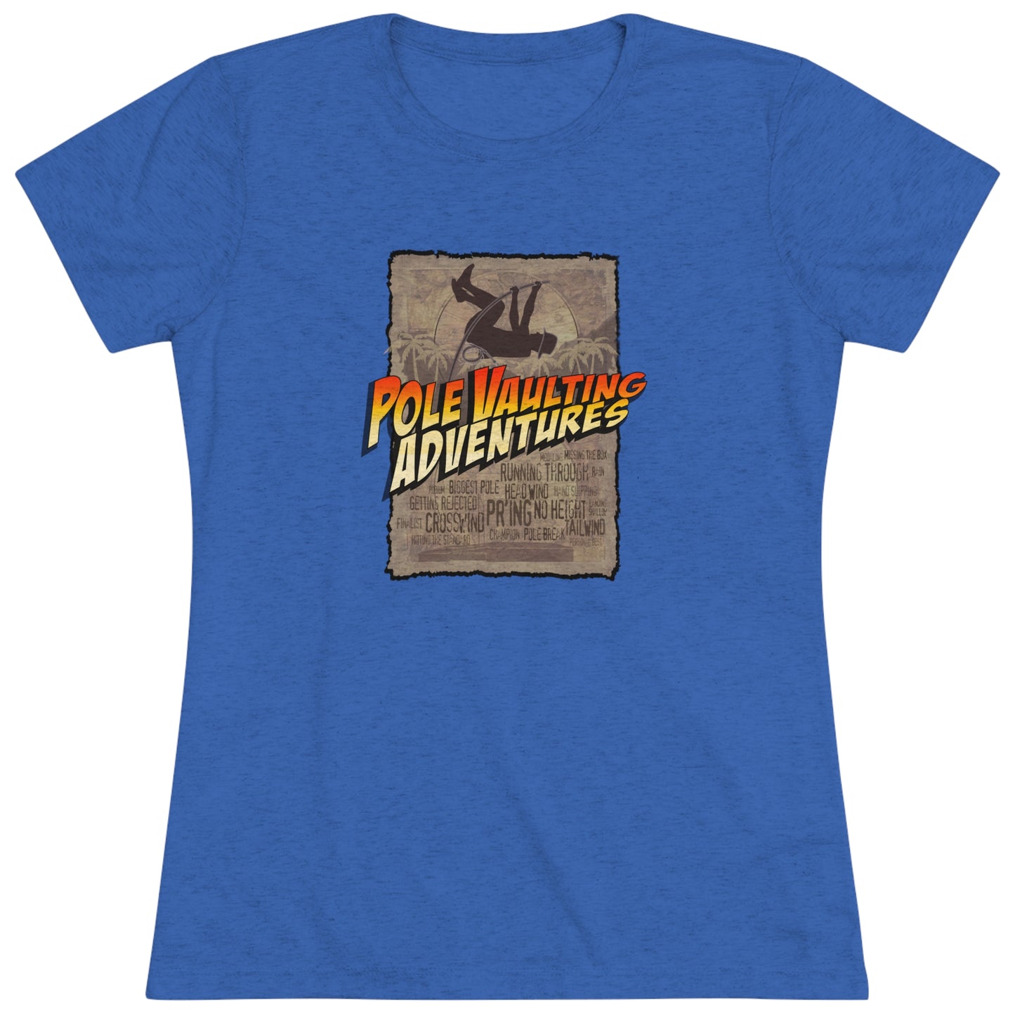 Pole Vaulting Adventure - Women's Tri-Blend Tee