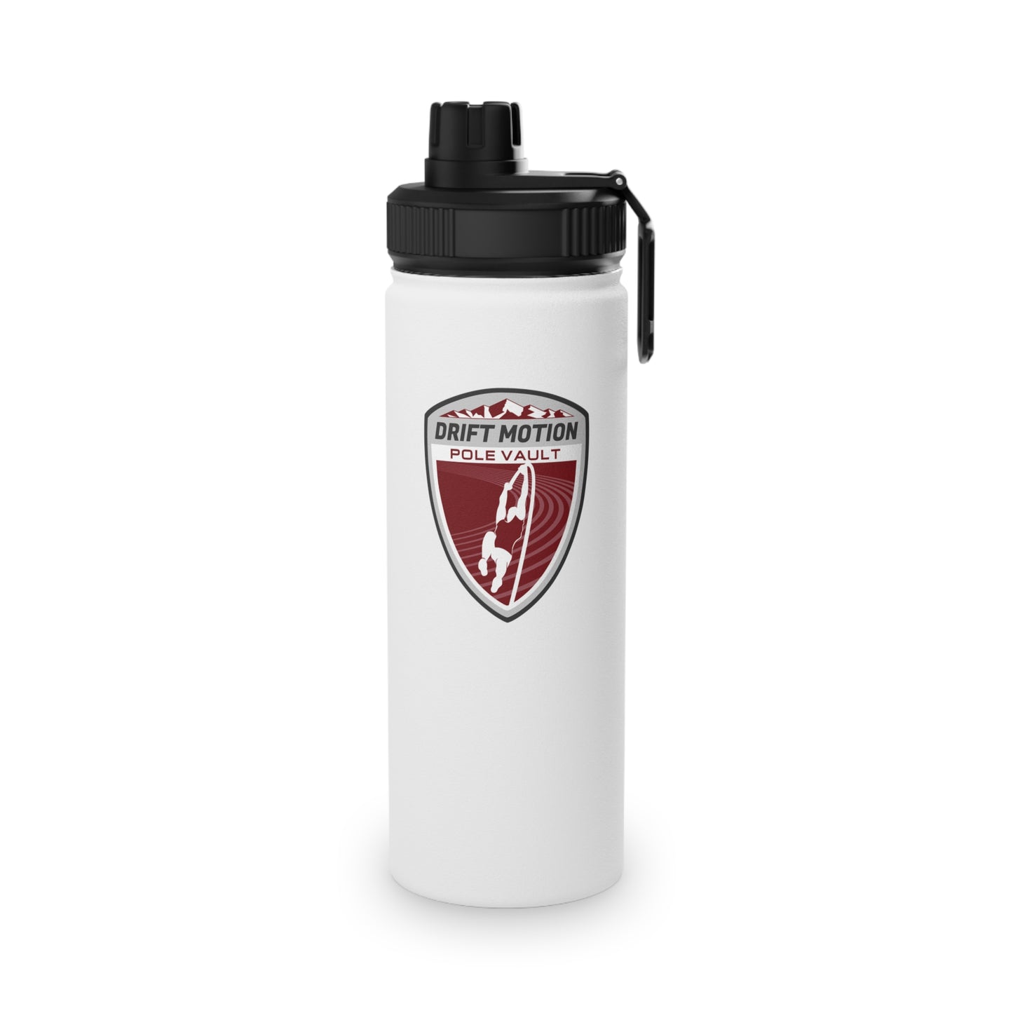 DMAC Pole Vault Crest Stainless Steel Water Bottle, Sports Lid