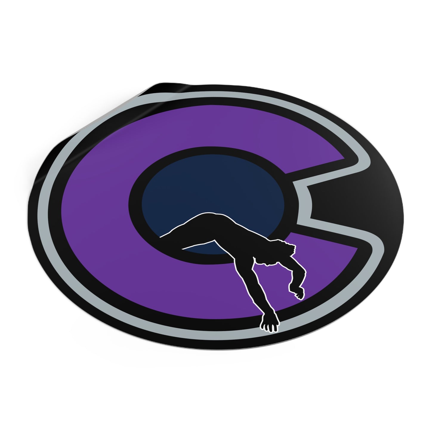 NOCO "C" Black Round Vinyl Sticker