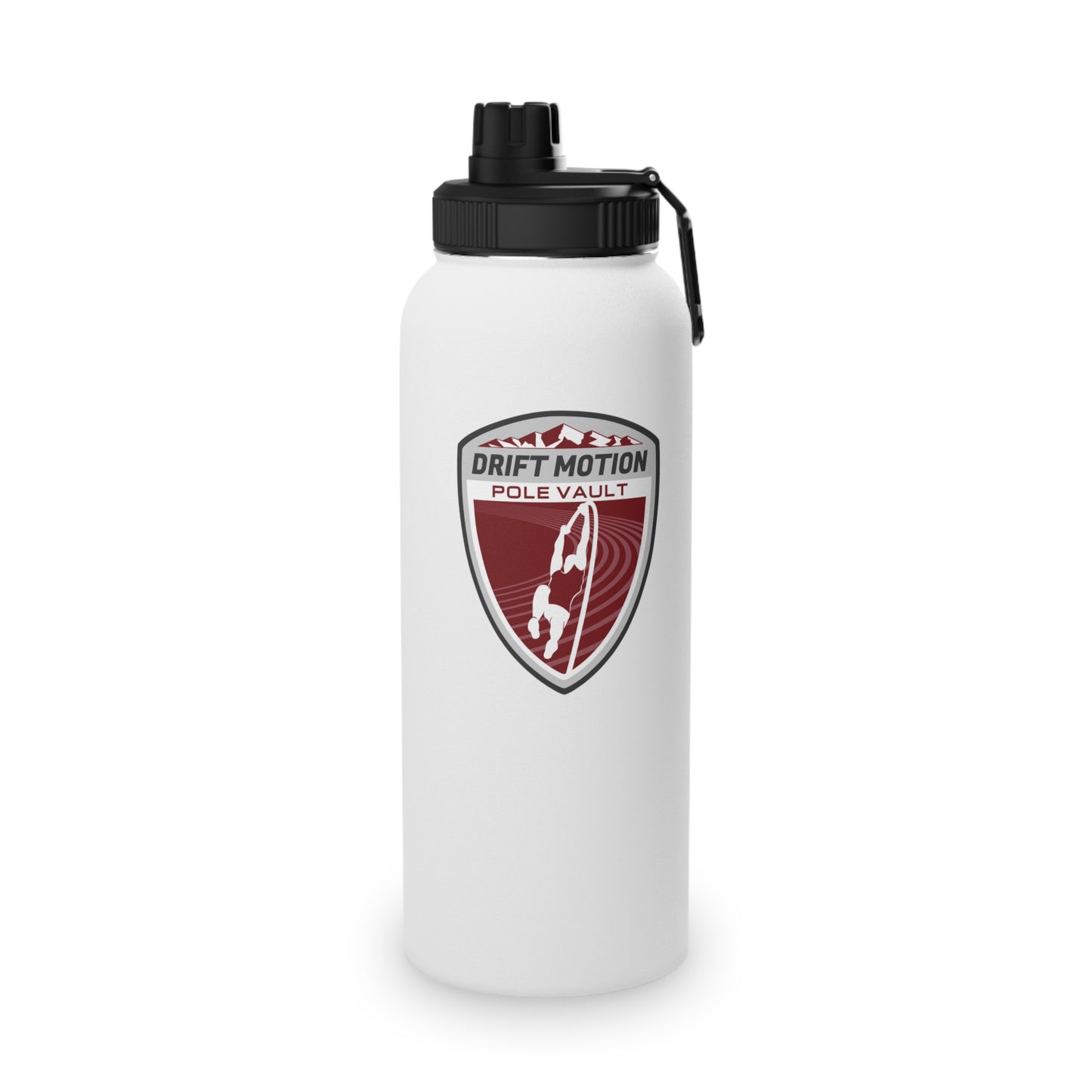 DMAC Pole Vault Crest Stainless Steel Water Bottle, Sports Lid