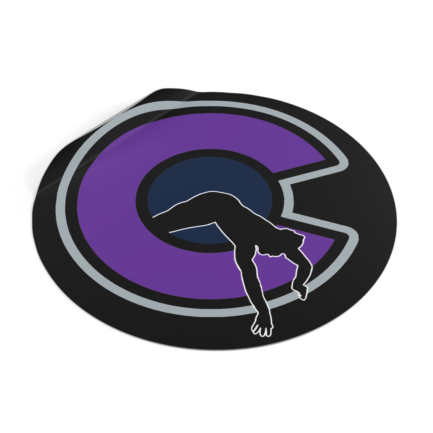 NOCO "C" Black Round Vinyl Sticker