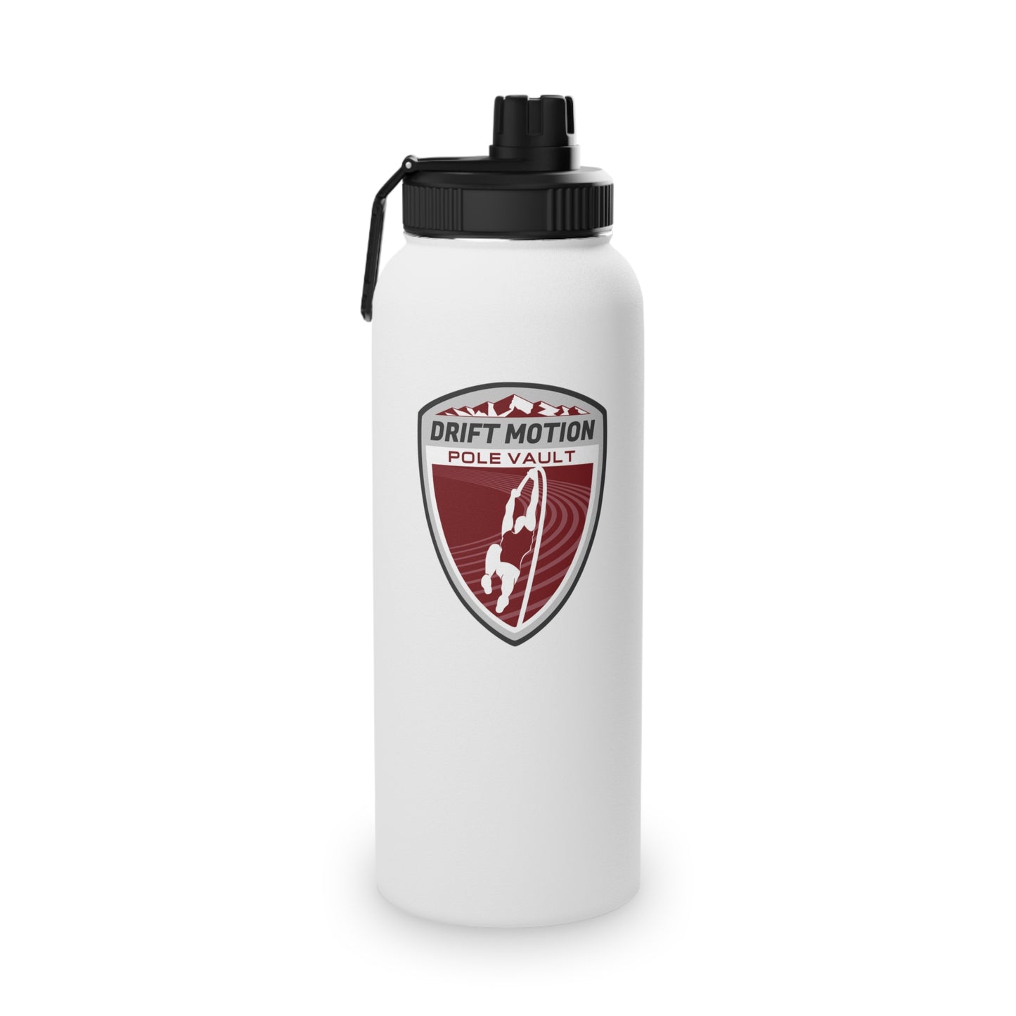 DMAC Pole Vault Crest Stainless Steel Water Bottle, Sports Lid
