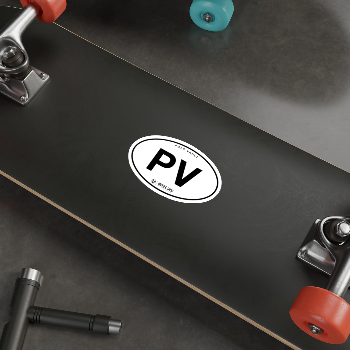 Oval PV Sticker