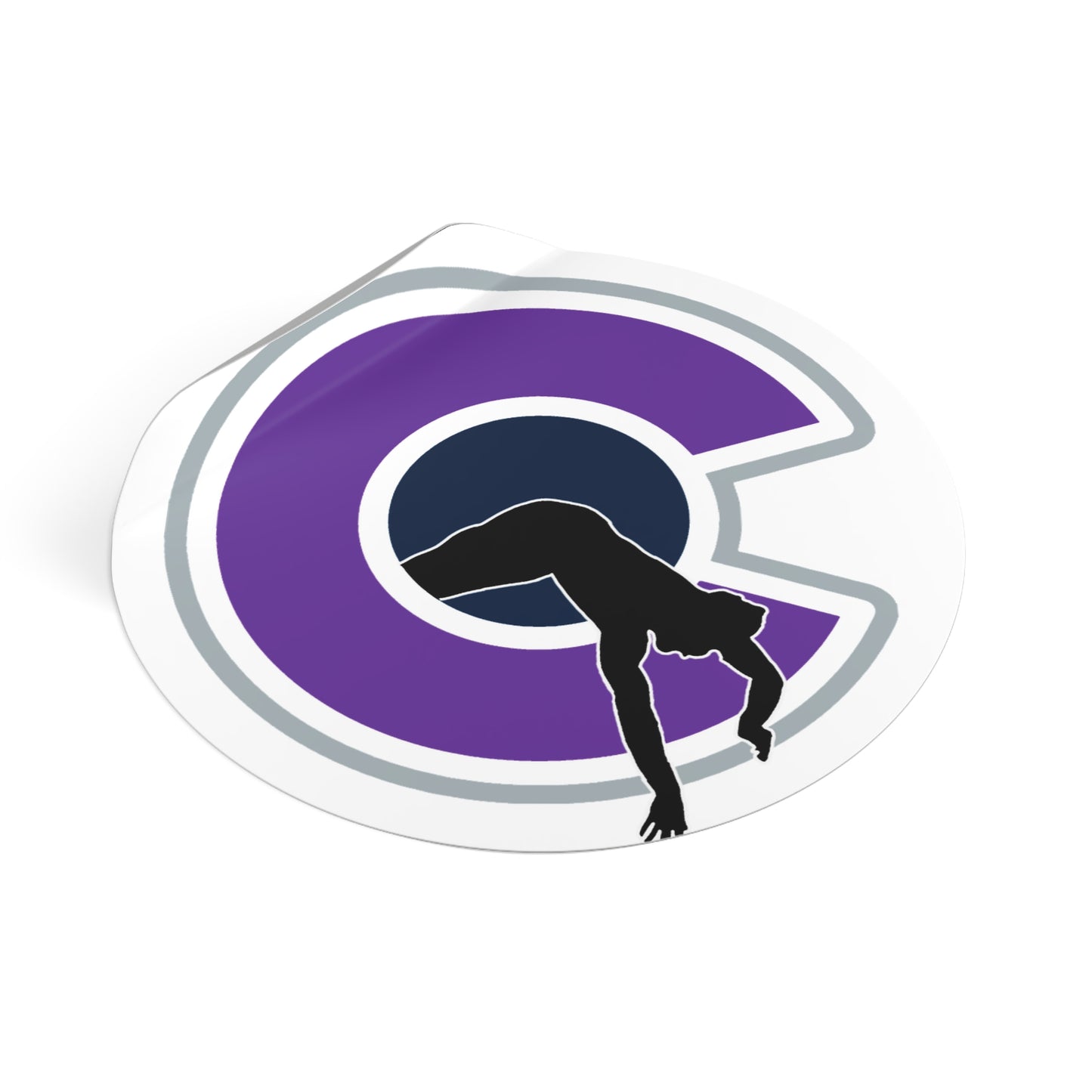 NOCO "C" White Round Vinyl Sticker