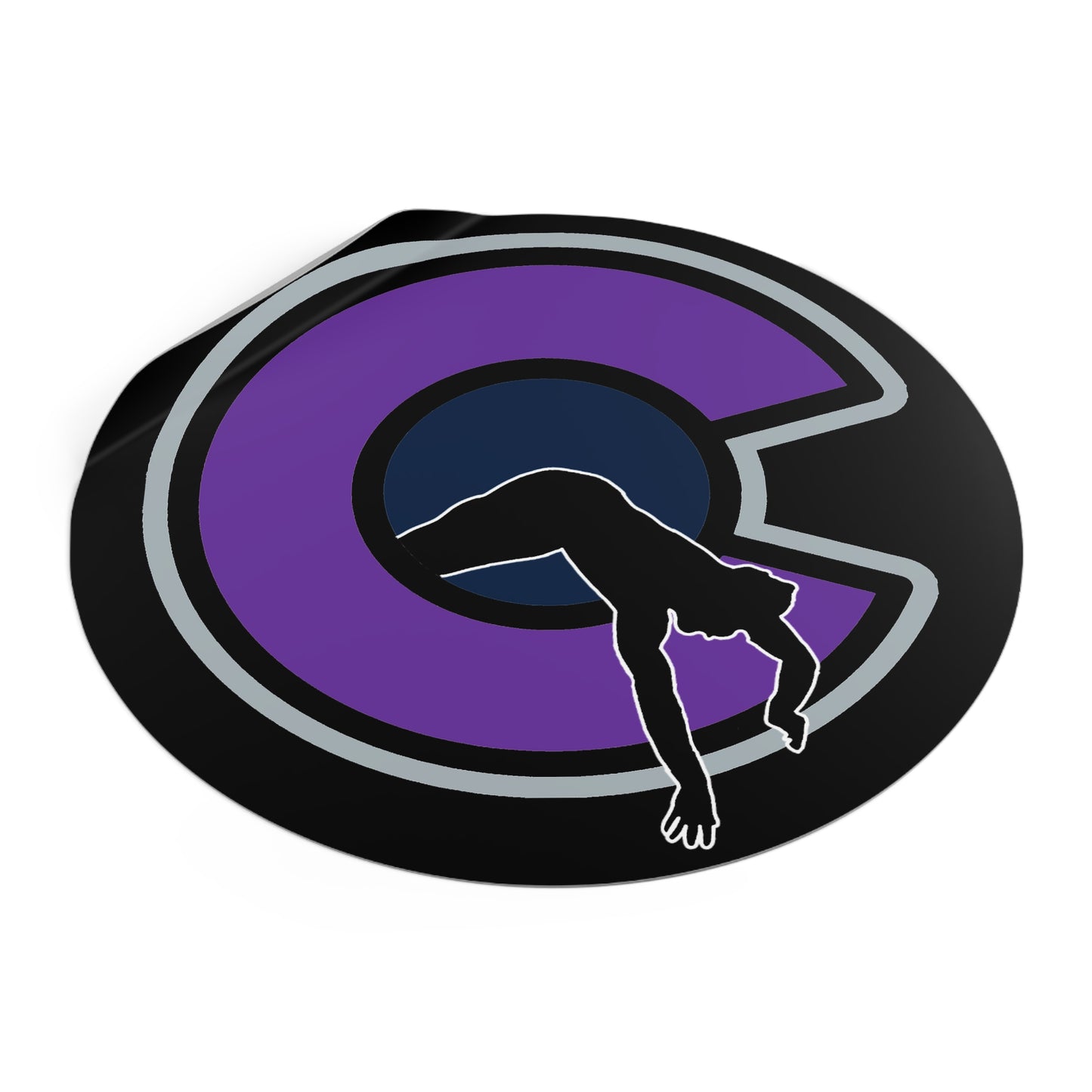 NOCO "C" Black Round Vinyl Sticker