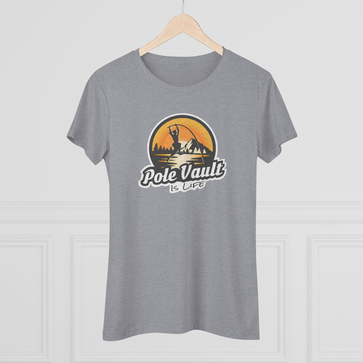 Mountain Pole Vault is Life Girl - Women's Tri-Blend Tee