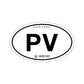 Oval PV Sticker