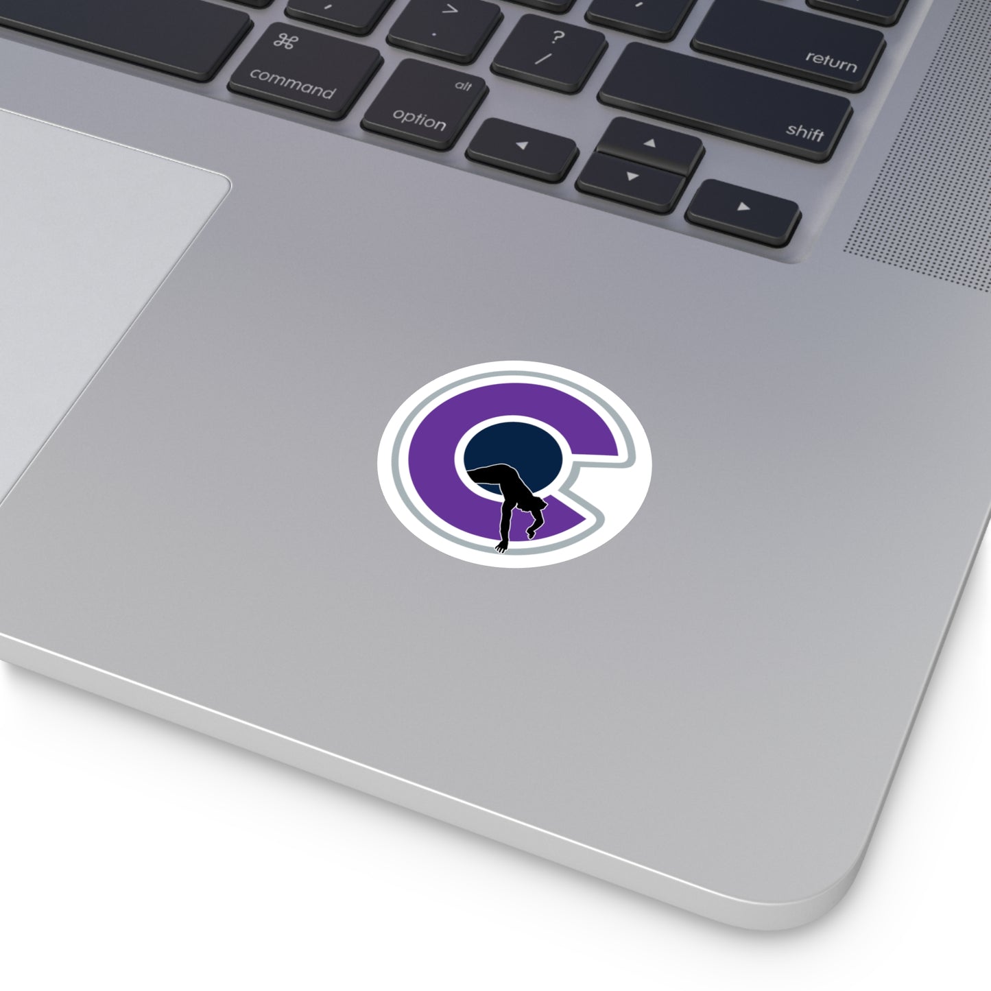 NOCO "C" White Round Vinyl Sticker