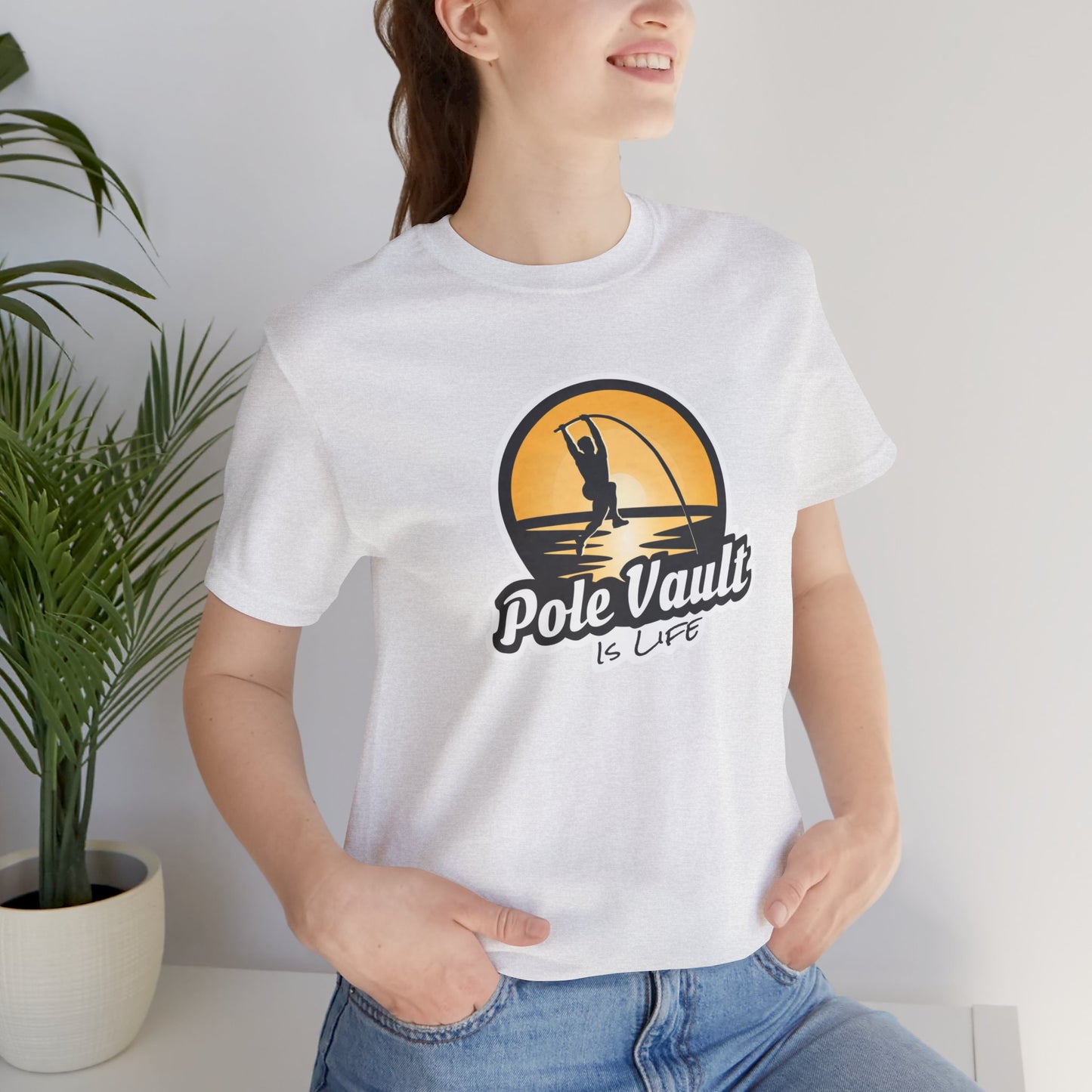 Pole Vault is Life Guy - Deluxe Tee