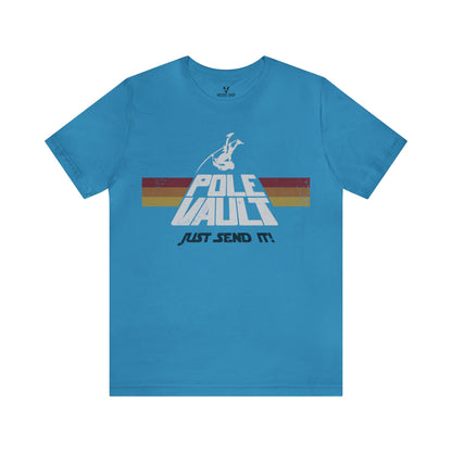 Pole Vault Just Send It Guy - Classic Tee