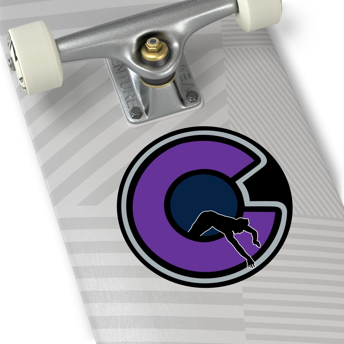 NOCO "C" Black Round Vinyl Sticker